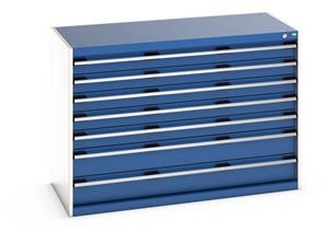 Cubio 7 Drawer Cabinet 1300W x 650D x 900H 40022117.**